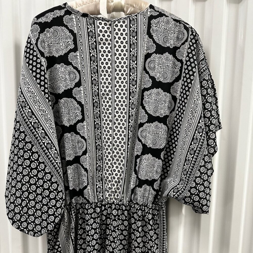 Sheer Patterned Dress